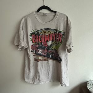 Vintage Racing T-Shirt Billy Bachmayer Holland‎ Texas Graphic Tee